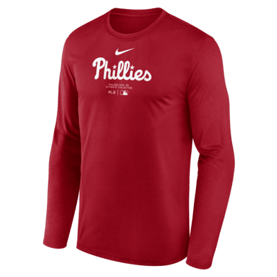 Philadelphia Phillies Authentic Collection Practice Men's Nike Dri-FIT ...