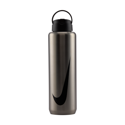 Botella de acero inoxidable con popote (946 ml) Nike Recharge