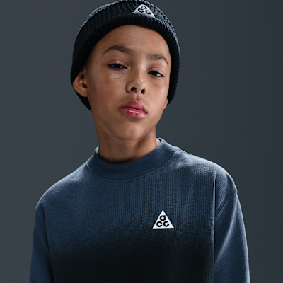 Nike ACG Langarmoberteil mit Waffelmuster für ältere Kinder