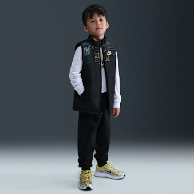 Nike Sportswear Little Kids' Long Sleeve T-Shirt, Vest, and Pants Set