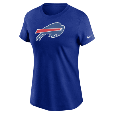 Women's Nike Royal Buffalo Bills Logo Essential T-Shirt Size: Small