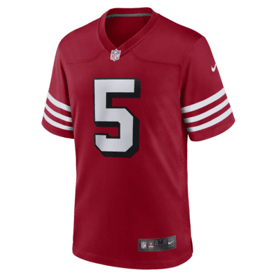 NFL San Francisco 49ers (Trey Lance) Men's Game Football Jersey. Nike.com