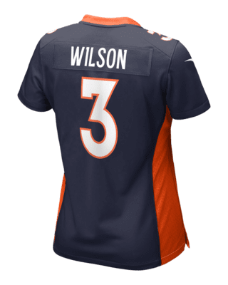 NFL Denver Broncos (Russell Wilson) Women's Game Football Jersey