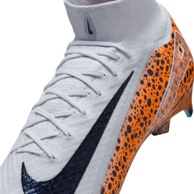 Chaussure de foot montante à crampons FG Nike Mercurial Superfly 10 Elite « Electric »