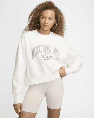 Женский свитшот Nike Sportswear Phoenix Fleece Over-Oversized Crew-Neck Graphic