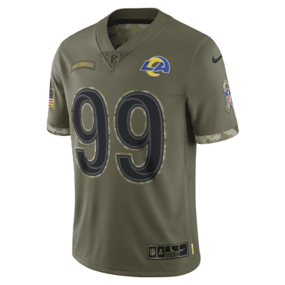NFL Los Angeles Rams Salute to Service (Aaron Donald) Men's Limited ...