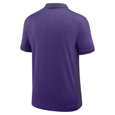 LSU Sideline Victory Stripe Men's Nike Dri-FIT College Polo