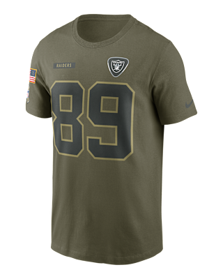 Мужская футболка Brock Bowers Las Vegas Raiders Salute To Service Men’s Nike NFL
