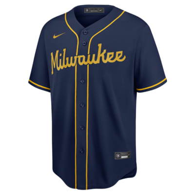 baby blue brewers jersey