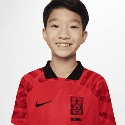 Korea 2022 Stadium Home Older Kids' Nike Dri-FIT Football Shirt. Nike IE