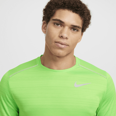 Haut de running à manches courtes Nike Miler pour Homme