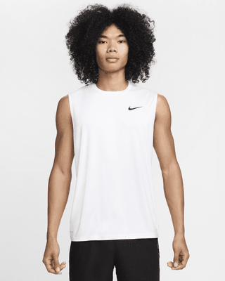 nike men's sleeveless workout shirts