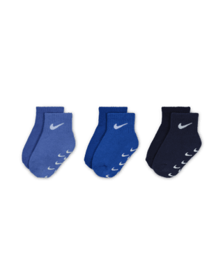 Детские носки Nike Baby/Toddler Gripper Ankle Socks (3 Pairs)