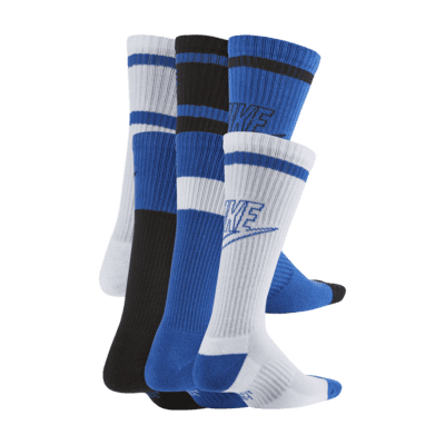 Nike Everyday Kids' Cushioned Crew Socks (6 Pairs)