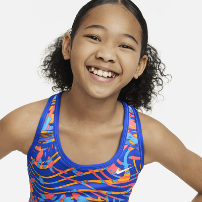 Nike Swoosh Older Kids' (Girls') Reversible Sports Bra