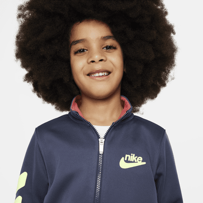 Nike Dri-FIT Colorblocked Little Kids' 2-Piece Full-Zip Set