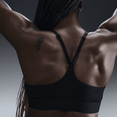 Brassière de sport réglable rembourrée à maintien léger Nike Indy pour femme