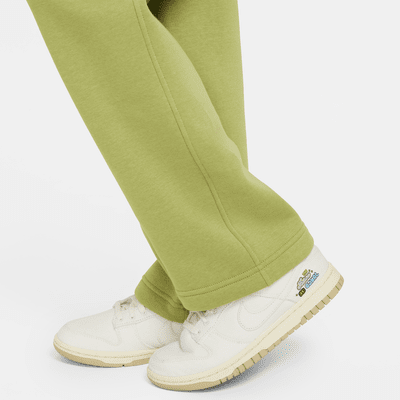 Pants de pierna ancha para niña talla grande Nike Sportswear Club Fleece