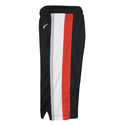 Shorts Nike Dri-FIT Swingman de la NBA para niños talla grande Portland Trail Blazers Icon Edition