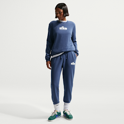 Nike Sportswear Club Fleece Grafikli Normal Belli Kadın Eşofman Altı