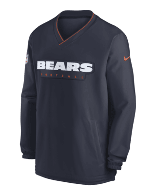 Мужские  Chicago Bears Sideline Nike NFL Long-Sleeve Windshirt