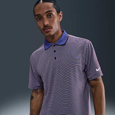 Nike Tour Men's Dri-FIT Striped Golf Polo