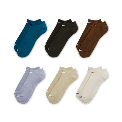 Nike Everyday Plus Cushioned Training No-Show Socks (6 Pairs)