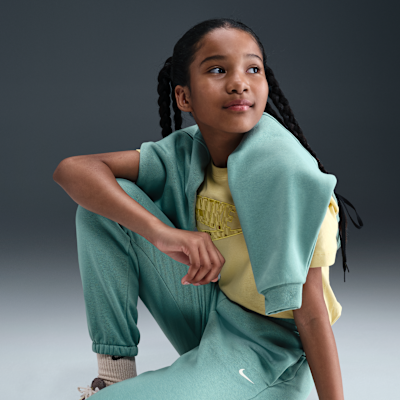 Nike Sportswear Older Kids' (Girls') Oversized Fleece Trousers