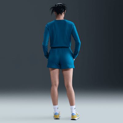 Shorts de tiro medio para mujer Nike Sportswear Club Fleece
