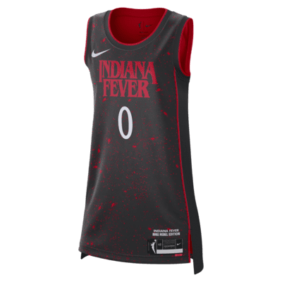 Kelsey Mitchell Indiana Fever x Stranger Things 2025 Rebel Edition