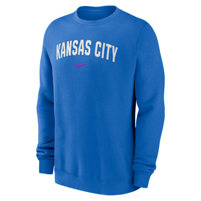 Kansas City Royals 2-Hit Men's Nike MLB Pullover Crew from Nike - $90