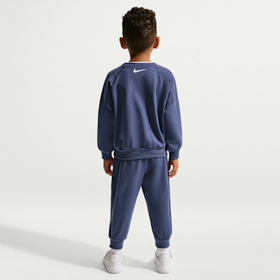 Nike E1D1 Toddler French Terry 2-Piece Graphic Crew Set