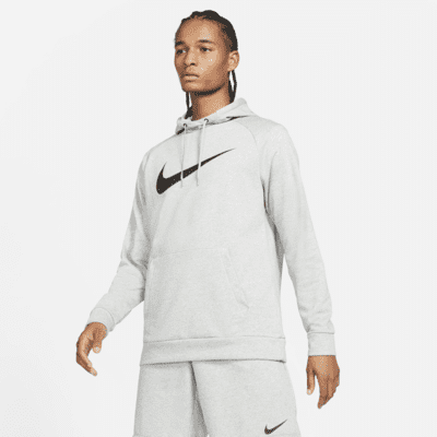 Nike Dri-FIT Pullover Training Hoodie Men - black/white CZ2425-010
