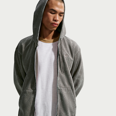 나이키 클럽 남성 풀집 플리스 후디