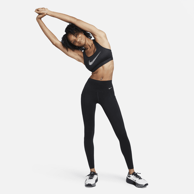 Nike Swoosh Medium-Support Women's Padded Graphic Sports Bra. Nike ZA