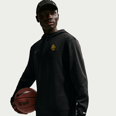 Sudadera con gorro de entrenador de básquetbol para hombre Baylor Bears Nike NCAA