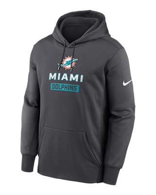 Мужское худи Miami Dolphins Toss Sweep Men’s Nike Therma NFL Pullover Hoodie