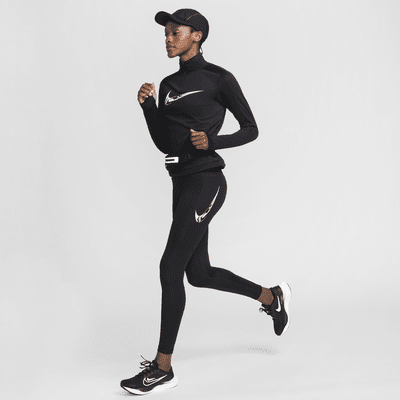 Nike Fast 7/8-Lauf-Leggings mit mittelhohem Bund und Taschen für Damen