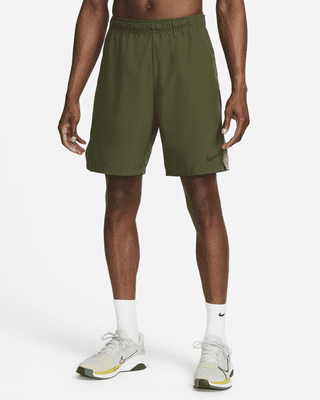 nike green mens shorts