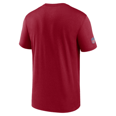 Nike Men's Dri-Fit Infograph Lockup (NFL Tampa Bay Buccaneers) Long-Sleeve T-Shirt in Red, Size: Small | NS276DL8B-7HU