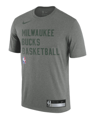 Milwaukee Bucks Nike Dri-FIT Men's Long-Sleeve NBA T-Shirt