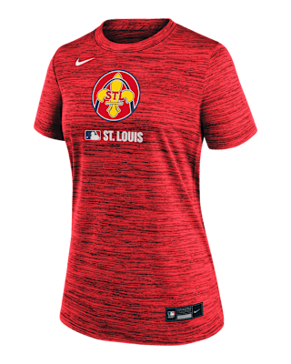 Женская футболка St. Louis Cardinals Authentic Collection City Connect Velocity Nike Dri-FIT MLB