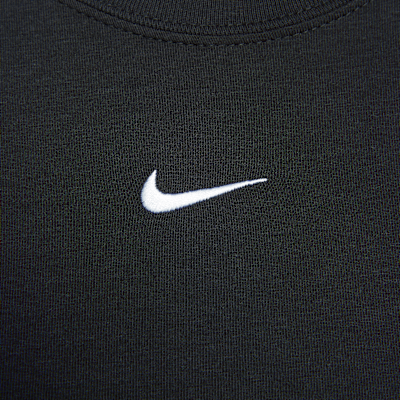เสื้อยืดเอวลอยผู้หญิง Nike Sportswear Chill Knit
