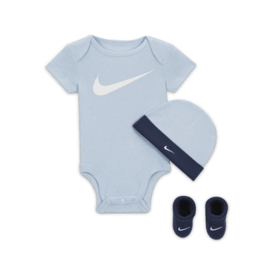 Conjunto de regalo en caja de 5 piezas para bebé (0-9 meses) Nike Baby Essentials