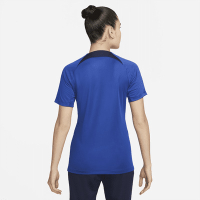 Chelsea FC Strike Men's Nike Dri-FIT Short-Sleeve Soccer Top.