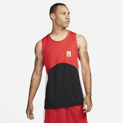 red nike basketball jersey