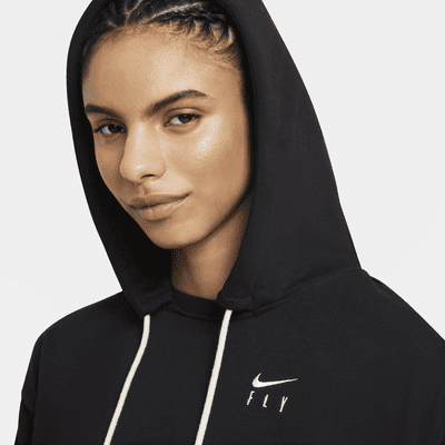 Sudadera con gorro de básquetbol sin cierre para mujer Nike Dri-FIT Swoosh Fly Standard Issue