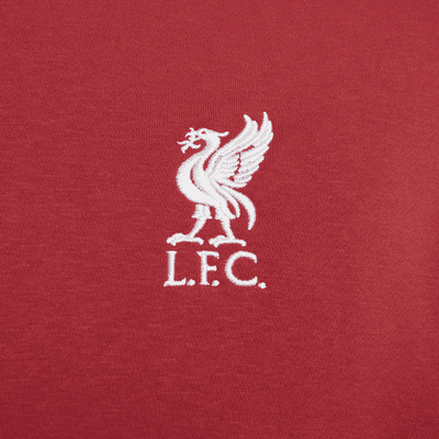 Liverpool F.C. Club Fleece Men's Crew-Neck Sweatshirt. Nike ID