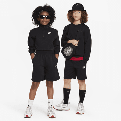 Shorts de French Terry para niños talla grande Nike Sportswear Club Fleece