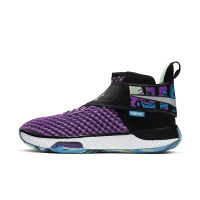 purple nike zoom basketball shoes